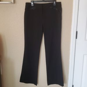 Kenzie Tuxedo Style Dress Pants Satin Piping